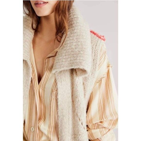 New Free People Snowmad Maxi Vest Size S - Picture 2 of 8